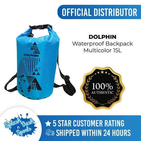 DOLPHIN Waterproof Backpack Multicolor 15L