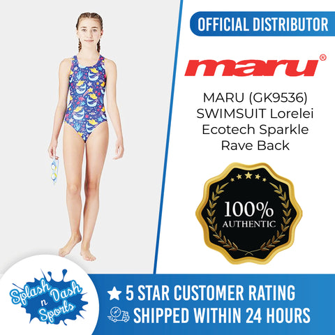 MARU (GK9536) SWIMMING SWIMSUIT Lorelei Ecotech Sparkle Rave Back