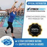 STRECHCORDZ (S100) Swimming/Dryland Resistance Cords with Handles