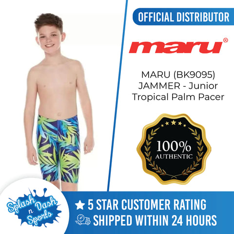 MARU (BK9095) SWIMMING JAMMER - Junior Tropical Palm Pacer