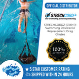 STRECHCORDZ (S109-R) Swimming Resistance Replacement Drag Chutes