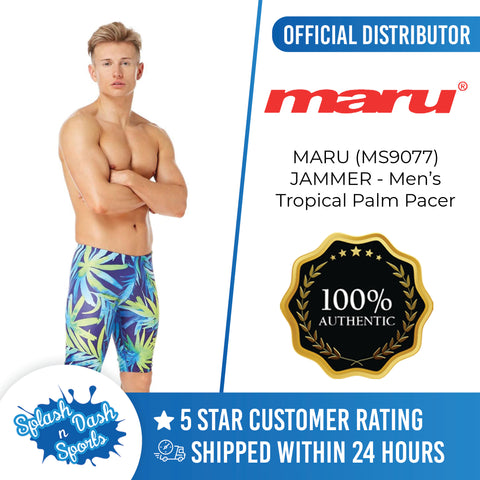 MARU (MS9077) SWIMMING JAMMER - Men's Tropical Palm Pacer