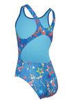 MARU (GK9040) SWIMMING SWIMSUIT - Ditsy Stars Pacer Auto-Back Blue