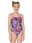 MARU (GK9049) SWIMMING LEGSUIT - Multi Savannah Pacer Fly Back