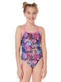 MARU (GK9049) SWIMMING LEGSUIT - Multi Savannah Pacer Fly Back