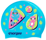 VORGEE Swimming Cap Junior Character (For Kids)