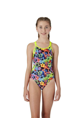 MARU (GK9546) SWIMMING SWIMSUIT Nova Ecotech Sparkle Arrow Back