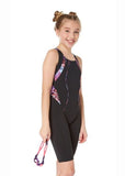 MARU (GK9051) SWIMMING LEGSUIT - Junior Savannah Pacer Panel