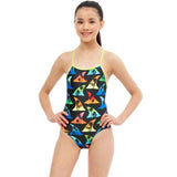 MARU (GK0031) SWIMMING SWIMSUIT Junior - Girls Shark Bait Pacer Fly Back