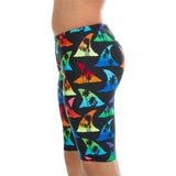 MARU (BK0081) SWIMMING JAMMER - Junior Shark Bait Pacer - Black/Multi